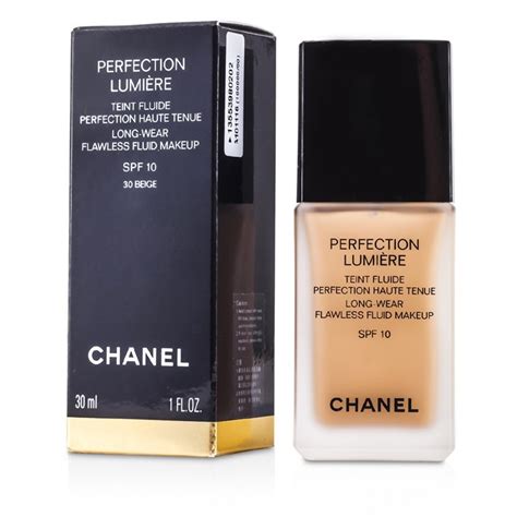 chanel perfection lumière long wear flawless fluid makeup foundation|perfection lumière spf 10.